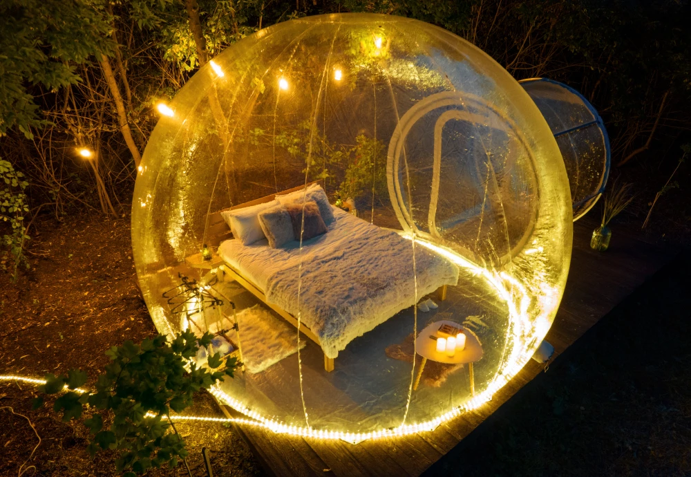 pop-up bubble tent